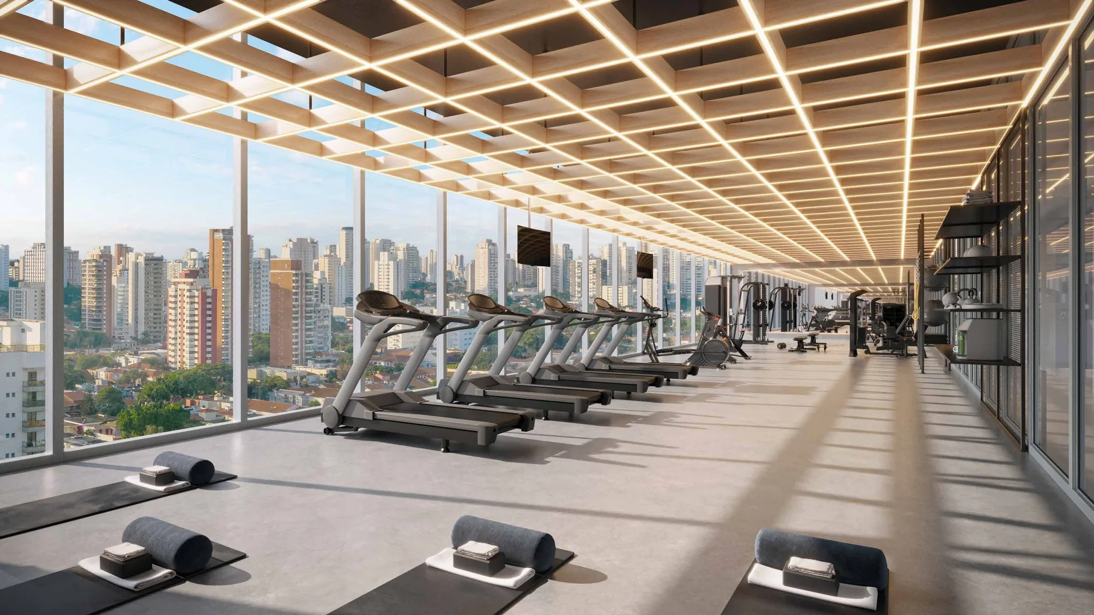 Fitness no rooftop